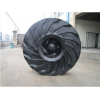 Corrosion resistant rubber lined slurry pump impeller for 550 pump